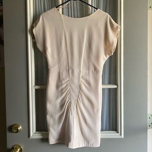 NWT silence + noise ivory textured shift dress